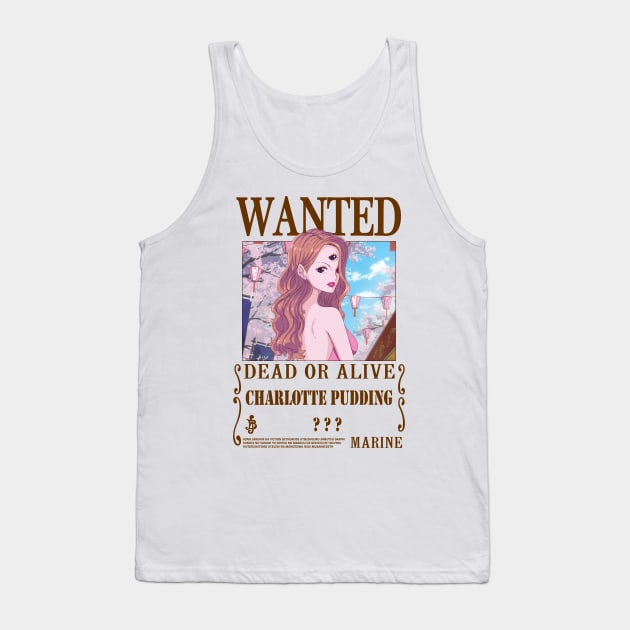 Charlotte Pudding One Piece Wanted Tank Top by Teedream